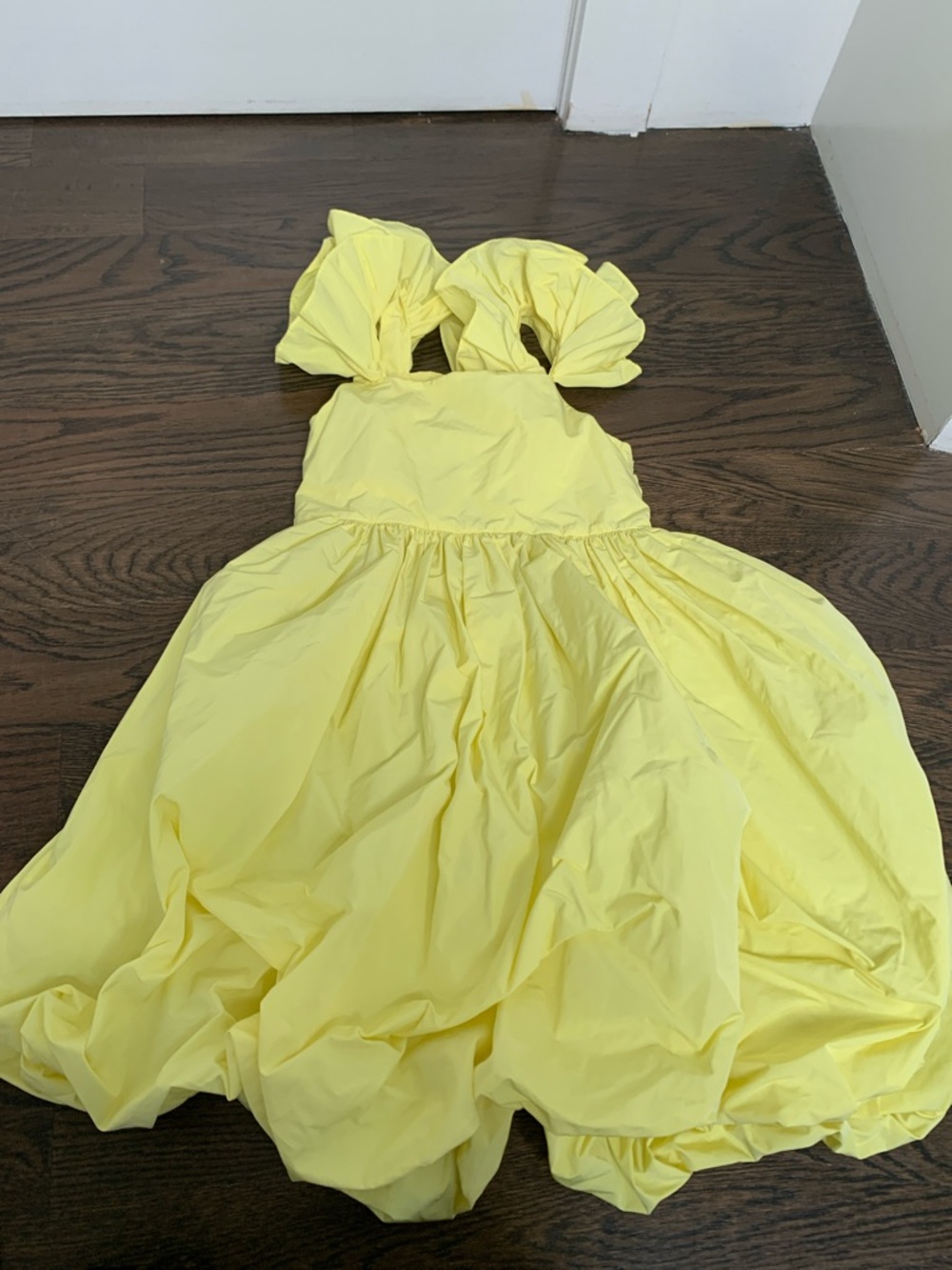 Twin-Set Yellow Ruffled Dress - Picture 6 of 8